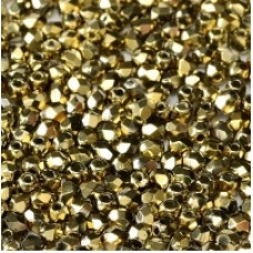 50 Pack 3 Hole Cali Beads Crystal/Full Amber 00030 26440