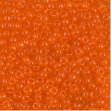 10 grams Size 8 Miyuki Seed Beads Transparent Orange 138
