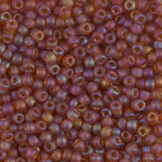 10 grams Size 8 Miyuki Seed Beads Matte Trans Topaz AB 133FR