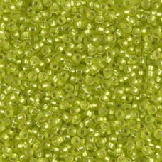 10 grams Size 11 Miyuki Seed Beads Silver Ld Fr Chartreuse 914F