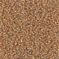 10 grams Size 15 Miyuki Seed Beads Silver Lined Dark Gold 94