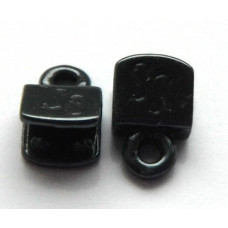 5mm gunmetal plated brass end caps.Sold per pair