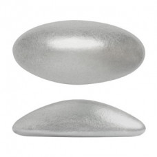 Athos 20x10mm Cabochon Silver Aluminium Matte 00030 01700