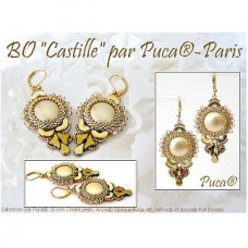 Free Pattern Castille Earrings par Puca