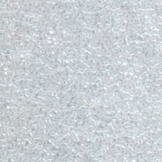 5 grams Size 11 Miyuki Delica Lined Crystal White DB231