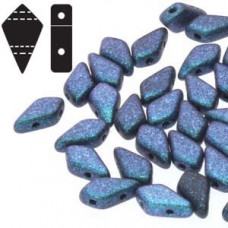10 grams 2 Hole Kites Polychrome Dark Capri Blue 23980 94109