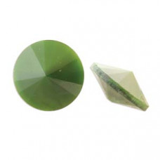 12 mm Matubo Rivoli Leaf Green Pearl 12032