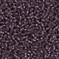 10 grams Size 11 Miyuki Seed Beads Silver Lined Frosted Amethyst 924F