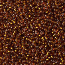 10 grams Size 15 Miyuki Seed Beads S/L Dark Topaz 95