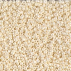 10 grams Size 15 Miyuki Seed Beads Cream Ceylon 9594