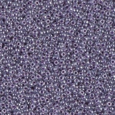 10 grams Size 15 Miyuki Seed Beads Purple Ceylon 9525
