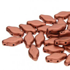 10 grams 3 hole Navette beads Bronze Copper 00030 01780
