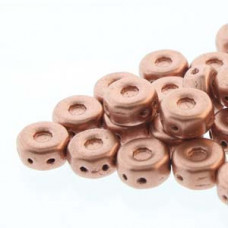 30 pack Czech glass Octo Beads Bronze Pale Copper 00030 01780