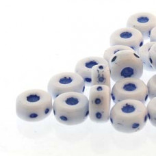 30 pack Czech glass Octo Beads Chalk Blue 03000 46430