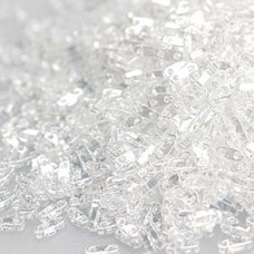 5 grams 2 hole Quarter Tila Beads Crystal Lustre QTL160