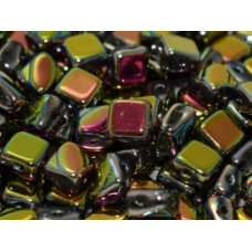 40 pack 2 hole Silky Beads Crystal Vitrail Full 00030 28100
