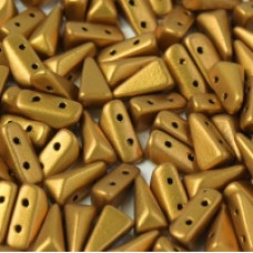 30 Czech Vexolo Beads Brass Gold 00030 01740