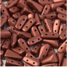 30 Czech Vexolo Beads Copper 00030 01750