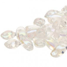 5 grams Czech Wave Beads Crystal AB 00030 28701