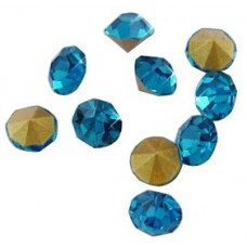 10 pack 5mm Turquoise Chinese crystal Chatons