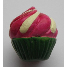 Peruvian Bead - Cupcake (colours vary)