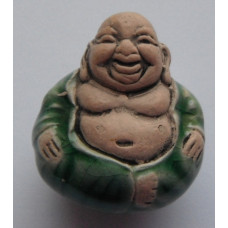 Peruvian Figure - Green Buddha