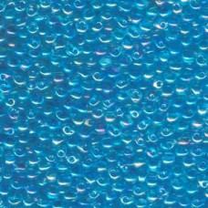 10 grams 2.8mm Miyuki Drops Transparent Light Blue AB 9260