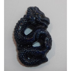 Peruvian Fantasy Bead - Dark Blue Dragon